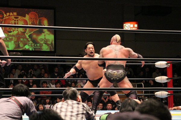 AJPW wrestling body
